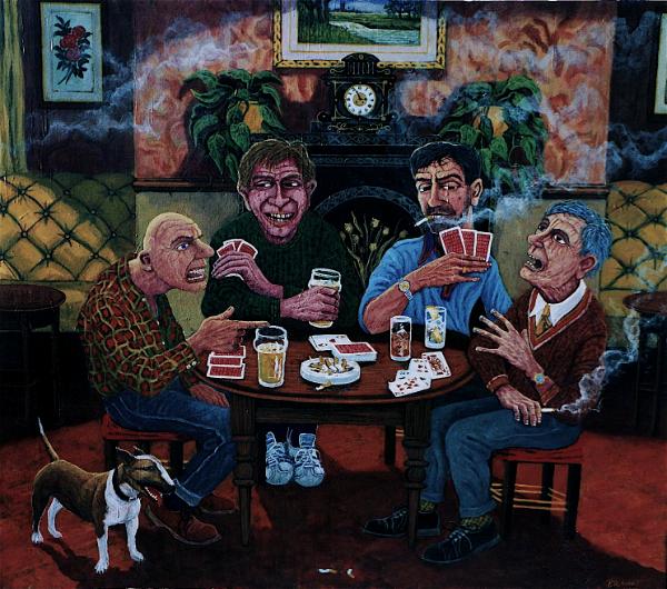 THE CARD GAME  43X40CM